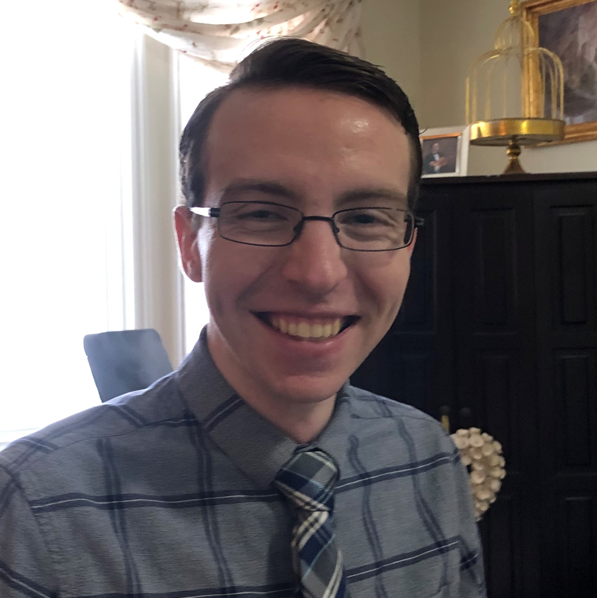 Zachary Whiting smiling